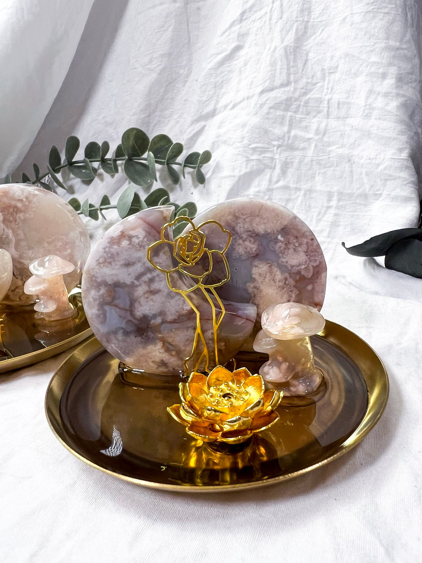 Celestial Bloom | Gold Incense Holder