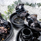 Sacred Horizon Black Ceramic Ritual Bowls | Crystal Altars, Incense Holders & Spell Tools