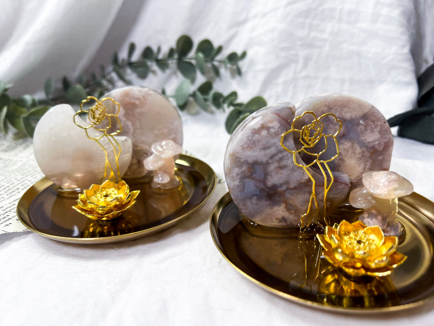 Celestial Bloom | Gold Incense Holder