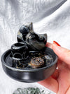 Sacred Horizon Black Ceramic Ritual Bowls | Crystal Altars, Incense Holders & Spell Tools