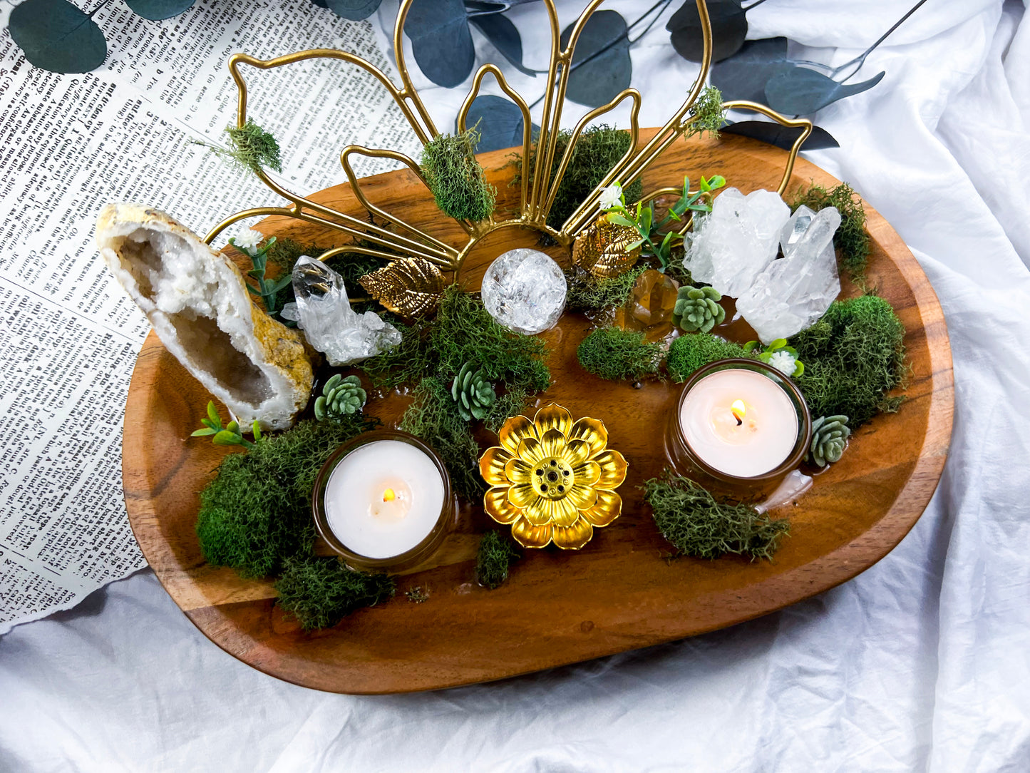 The Lotus Bowl | Incense + Candle Holder