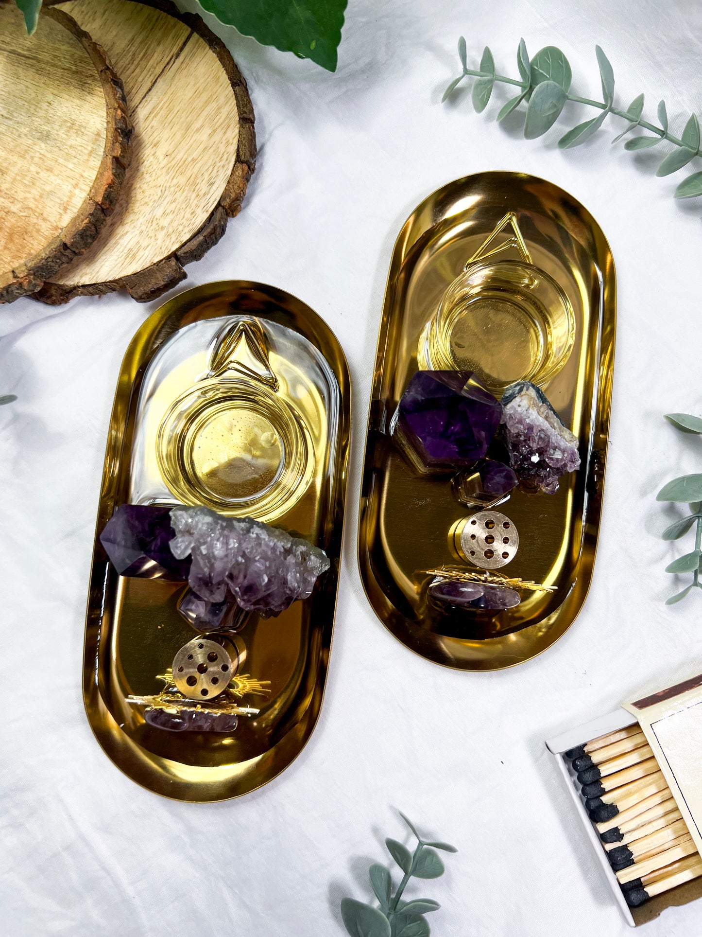 Amethyst Haven | Mini Gold Altar