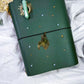 PREORDER | Handmade Grimoire Journal | Ritual Notebook | Crystal Charm Spell Book | Faux Leather A5 A6 Journal | Witchcraft Journal | Refillable Notebook