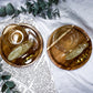 Lemon Quartz Moon Tealight & Incense Holder | Crystal Candle Holder | Joy & Manifestation Altar Decor