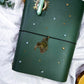 PREORDER | Handmade Grimoire Journal | Ritual Notebook | Crystal Charm Spell Book | Faux Leather A5 A6 Journal | Witchcraft Journal | Refillable Notebook