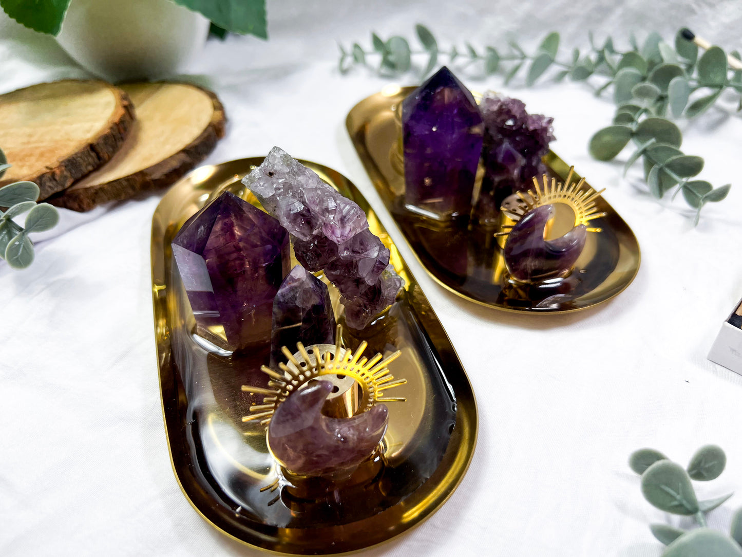 Amethyst Haven | Mini Gold Altar