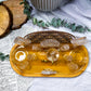 Clear Quartz Crystal Altar | Double Tealight, Scrying Sphere, Sacred Geometry & Crystal Display Altar