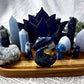 Wisdom & Intuition Acacia Tray | Blue Crystal Altar with Angelite, Lapis, Sodalite & Celestite