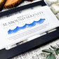 Seabound Serenity Wax Melts | Intuition, Emotional Balance & Calm Energy | Blue Aventurine, Moonstone, White Jade, Blue Apatite