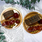 Carnelian Moon Tarot & Incense Holder | Crystal Tarot Card Stand | Altar & Witchcraft Decor
