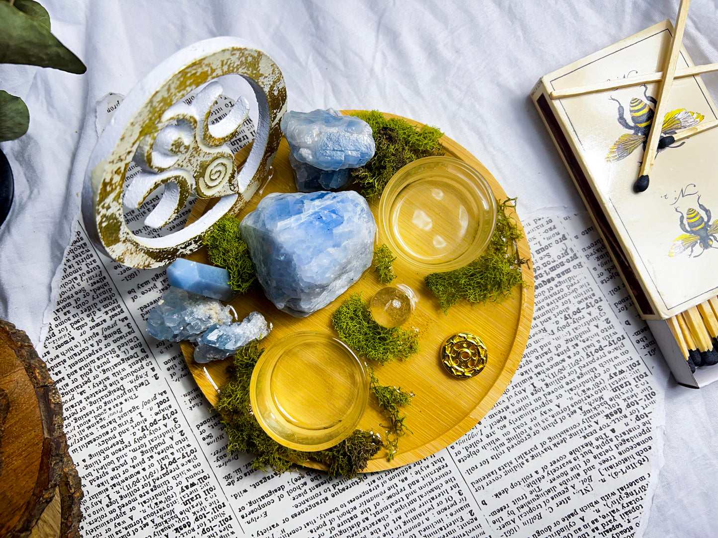 Celestial Calm | Incense + Candle Holder