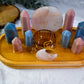 Soft Harmony Altar | Pink Opal & Angelite Ritual Altar for Peace, Healing & Emotional Balance