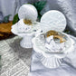 Moon Veil | Howlite & Selenite Tarot Tealight Holder