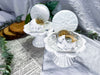Moon Veil | Howlite & Selenite Tarot Tealight Holder