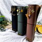 PREORDER | Handmade Grimoire Journal | Ritual Notebook | Crystal Charm Spell Book | Faux Leather A5 A6 Journal | Witchcraft Journal | Refillable Notebook