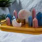 Soft Harmony Altar | Pink Opal & Angelite Ritual Altar for Peace, Healing & Emotional Balance