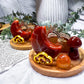 Carnelian Moon Tarot & Incense Holder | Crystal Tarot Card Stand | Altar & Witchcraft Decor