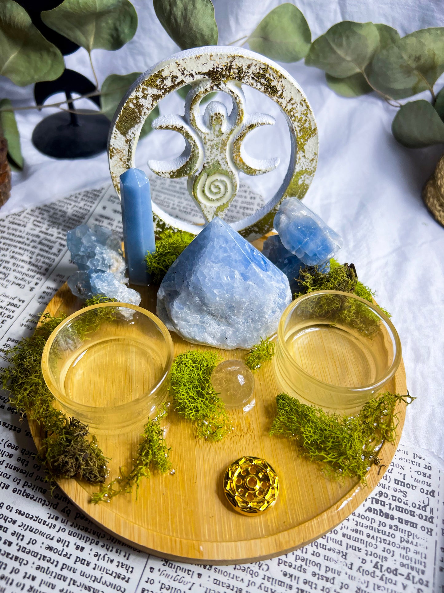 Celestial Calm | Incense + Candle Holder