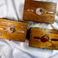 Witchy Tarot Storage Box | Rose Quartz, Carnelian or Clear Quartz Crystal Design