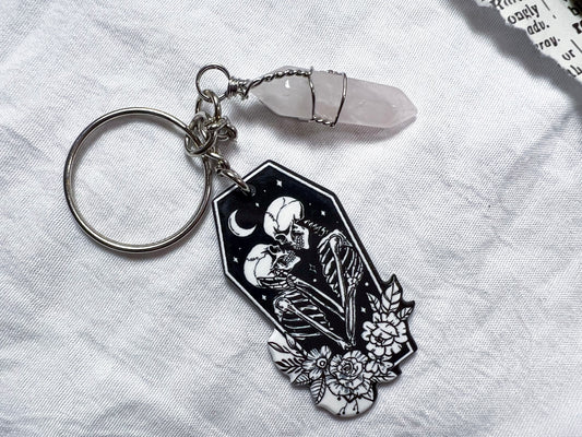 Skeleton Lovers Keychain