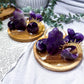 Amethyst Crystal Tealight & Incense Holder | Handmade Mini Altar | Meditation & Spiritual Decor