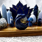 Wisdom & Intuition Acacia Tray | Blue Crystal Altar with Angelite, Lapis, Sodalite & Celestite