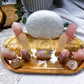 Rose Quartz, Pink Opal & Selenite Crystal Altar | Triple Tealight Holder for Love, Self-Care & Meditation