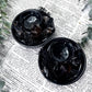 Sacred Horizon Black Ceramic Ritual Bowls | Crystal Altars, Incense Holders & Spell Tools