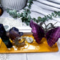 Rainbow Fluorite Tarot Altar | Double Chime Candle & Incense Holder | Crystal Butterfly Altar | Handmade Witchcraft Decor