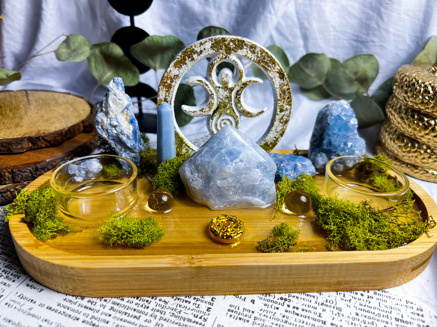 Celestial Calm | Incense + Candle Holder