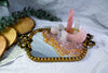 Rose Mirror Geode Altar | Rose Quartz Ritual Altar for Self-Love, Beauty & Heart Healing