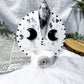 Balance and Intuition Ceramic Altar | White 5in Round with Moonstone, Onyx Moons and Silver Sun