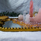 Rose Mirror Geode Altar | Rose Quartz Ritual Altar for Self-Love, Beauty & Heart Healing