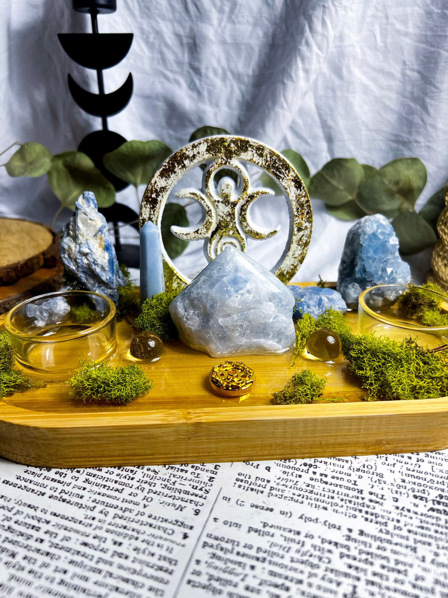 Celestial Calm | Incense + Candle Holder