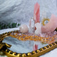 Rose Mirror Geode Altar | Rose Quartz Ritual Altar for Self-Love, Beauty & Heart Healing