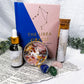 Libra Zodiac Kit | Air Sign Gift Set with Candle, Tea, Oil, Crystals, Oracle Book & Zodiac Necklace