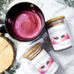 Encanto de Rosa: Self-Love Herbal Tea with Chamomile, Hibiscus, and Lavender Plus Pink Edible Glitter for Self-Love, Healing and Inner Glow