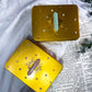 Golden Radiance Tea | Good Fortune Herbal Tea in Gold Crystal Tin with Green Aventurine or Rose Quartz