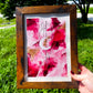 Love Spell Sigil Painting | Pink Glamour Magic Framed Art