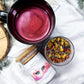 Encanto de Rosa: Self-Love Herbal Tea with Chamomile, Hibiscus, and Lavender Plus Pink Edible Glitter for Self-Love, Healing and Inner Glow