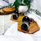 Shadow Glance | Obsidian Tarot Card Holder and Tealight Altar Coaster