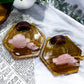 Heartward Hand | Rose Quartz Tarot Card Holder and Tealight Altar Coaster