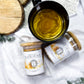 Elixir de Sol: Vitality Herbal Tea with Calendula, Orange Peel, and Elderflower Plus Gold Edible Glitter for Joy and Energy Boost