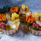 Meadow Light Candle | Citrine & Yellow Calcite Ritual Candle for Happiness, Confidence & Abundance