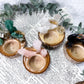 Wooden Tealight Holders for Ritual Balance | Crystal Moons, Towers & Sun Charms