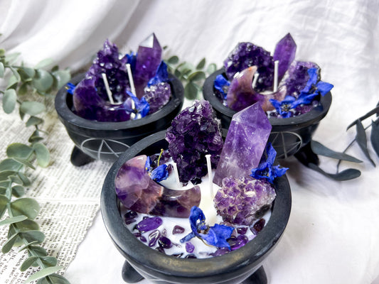 Amethyst Eclipse | Soapstone Candle