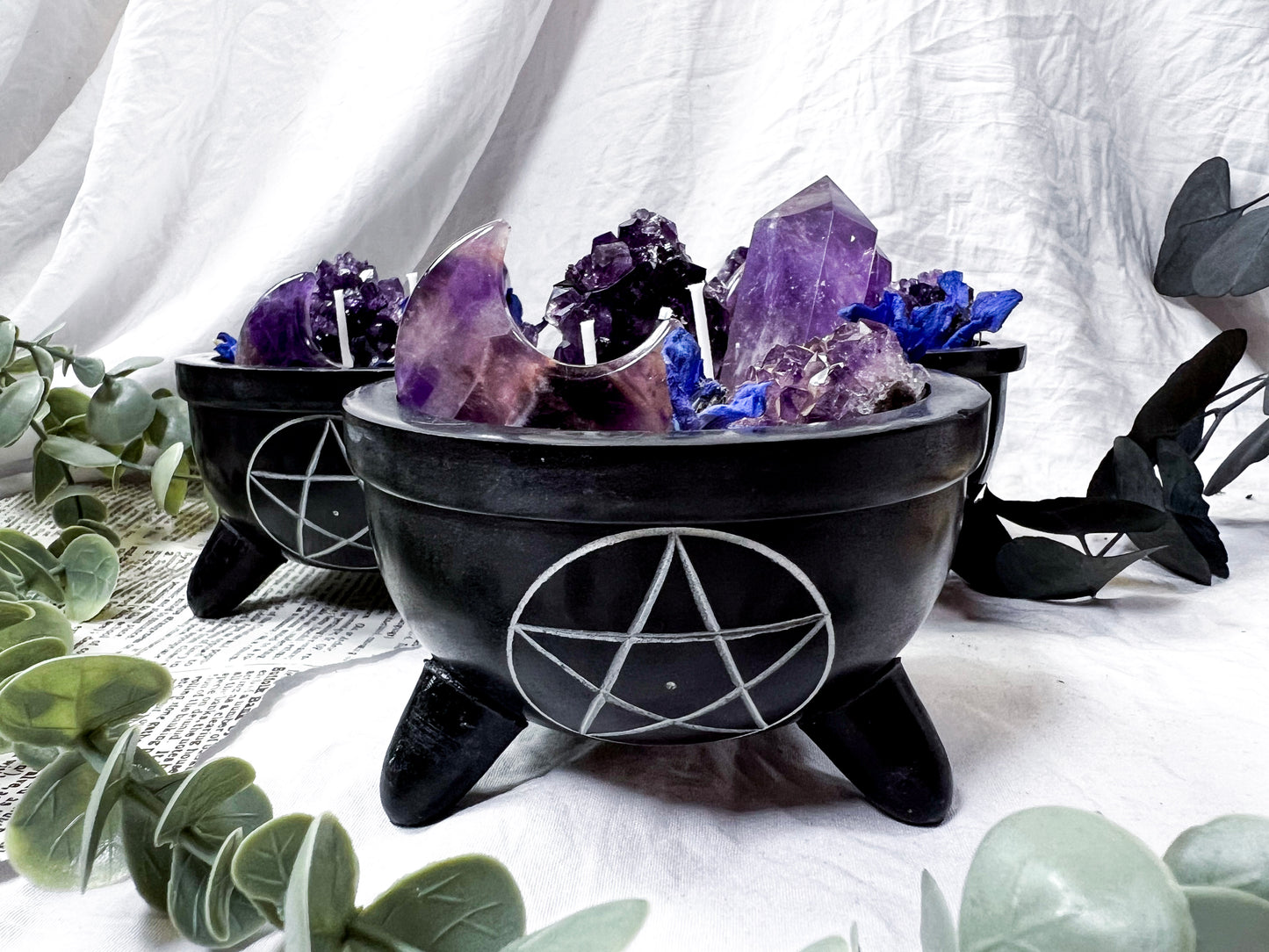 Amethyst Eclipse | Soapstone Candle