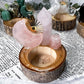 Wooden Tealight Holders for Ritual Balance | Crystal Moons, Towers & Sun Charms