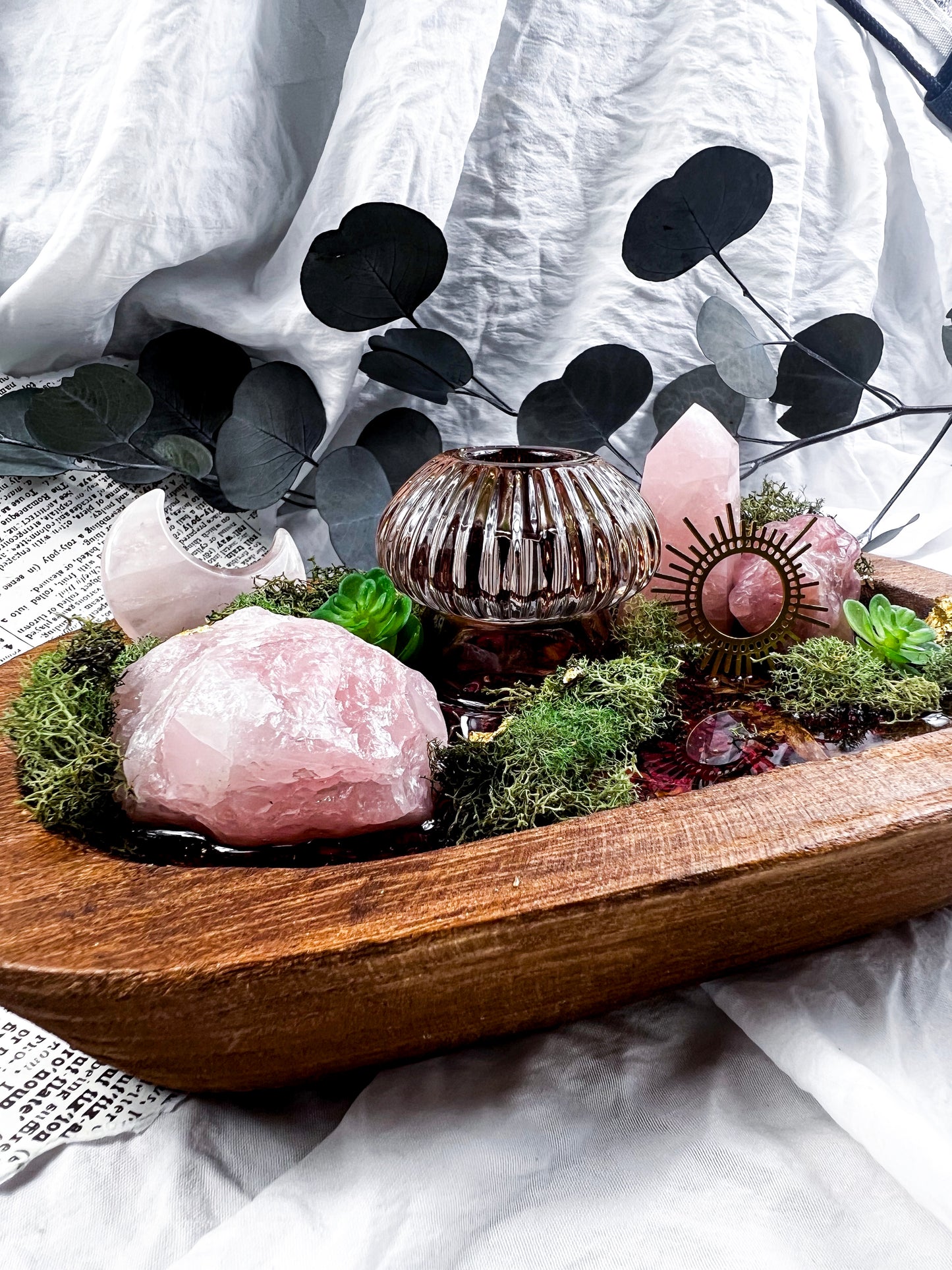 The Rose Mushroom | Incense + Candle Holder