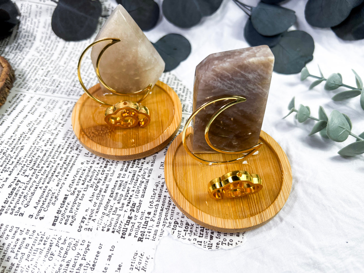 Moonstone Slabs | Tiny Incense Holder